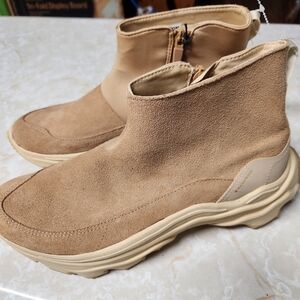 Sorel Women's Kinetic Breakthru Acadia Waterproof Boots Sz 12 New Suede Leather